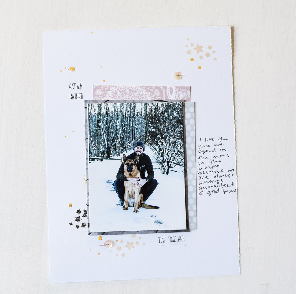 Rachel Shares an Adorable Winter Page