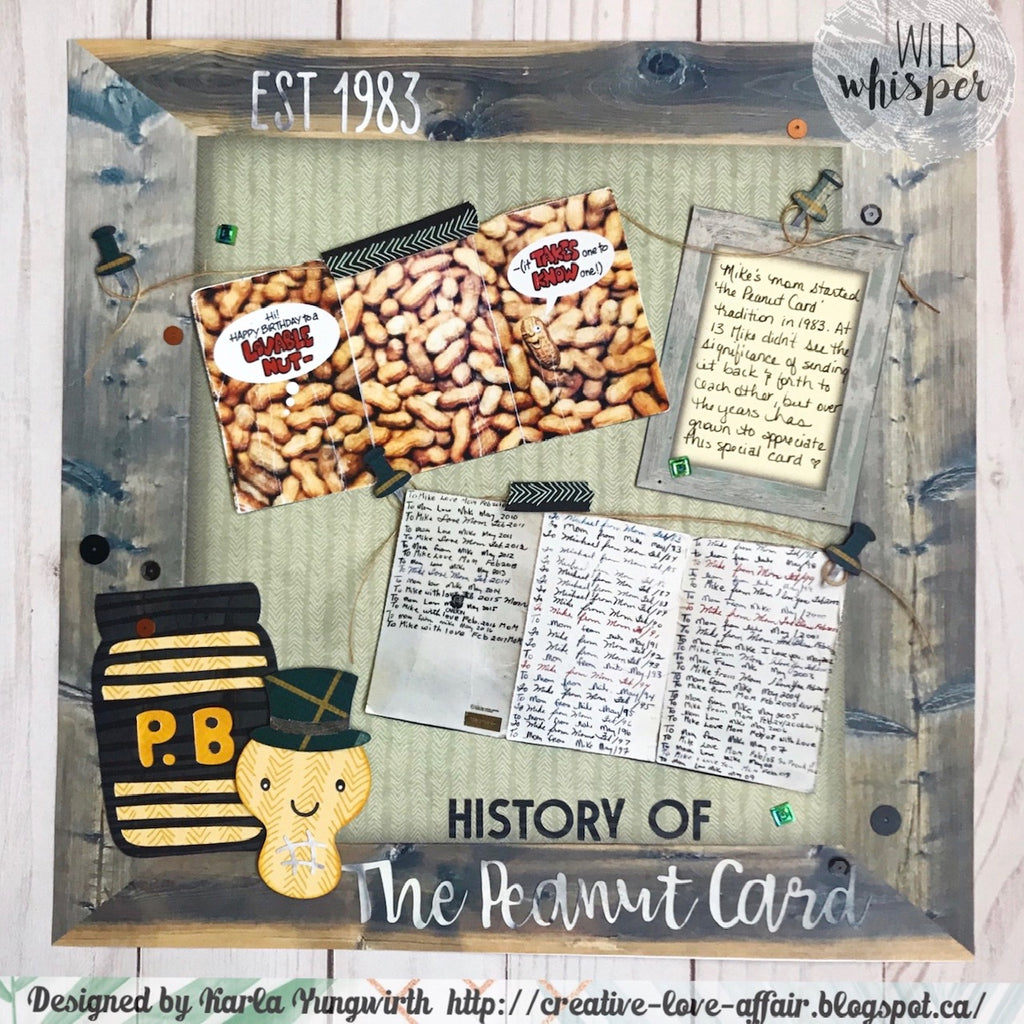 History of the Peanut Card by Karla