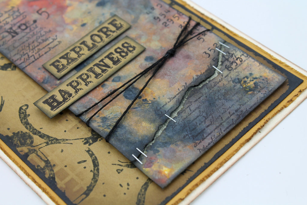 Vintage Inspired Mixed Media Card with Tracy