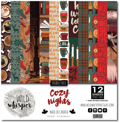 Cozy Nights - DOUBLE 12x12 Paper Pack
