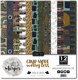 Camp More, Worry Less - DOUBLE 12x12 Paper Pack
