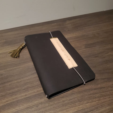 Traveler's Notebook Cover - Black Leather