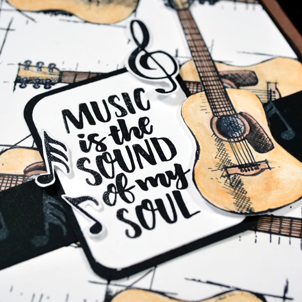 Music is the Sound of my Soul Card by Nadine