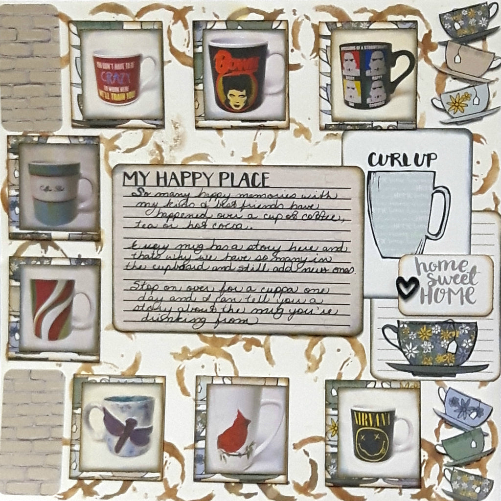Cathy is Sharing a Layout all About Her Love of Tea!