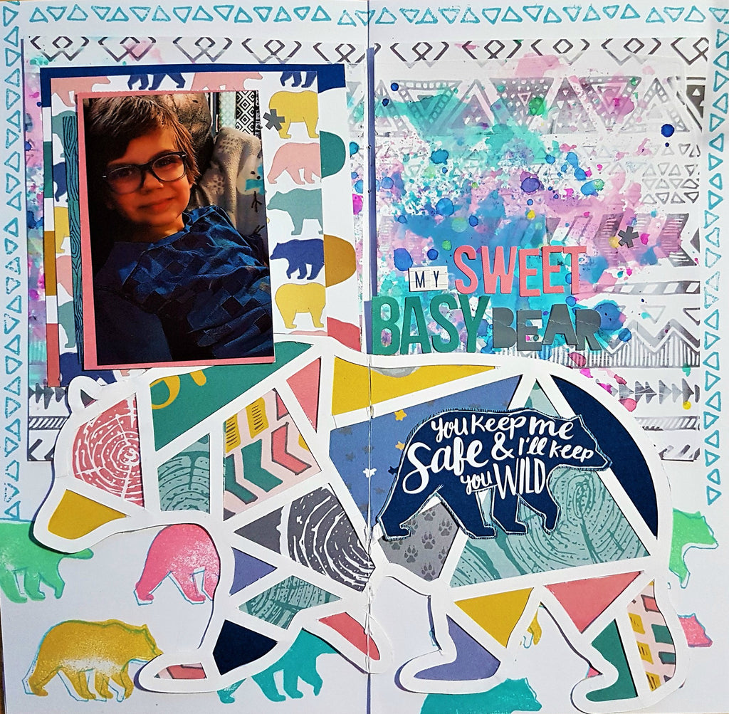 Jenn Shares a Mixed Media TN Layout