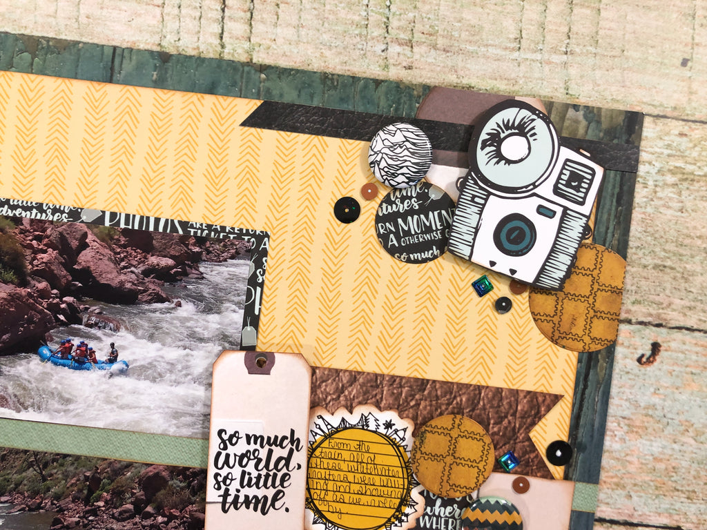 Travel Layout With Sara Scraps