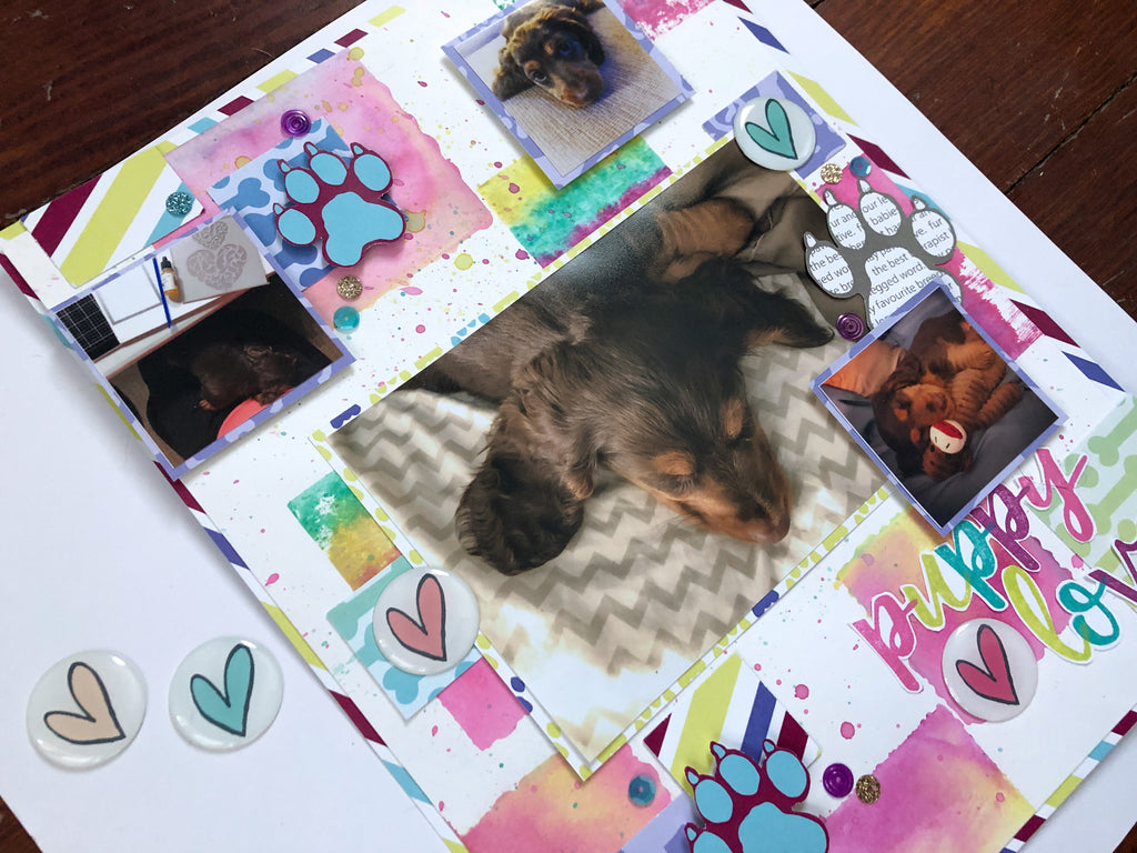 Scrapbook Layout With Sara Scraps