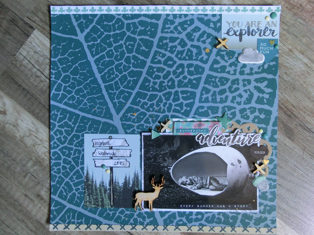 Guest Designer Susanne Shares an Outdoorsy Layout