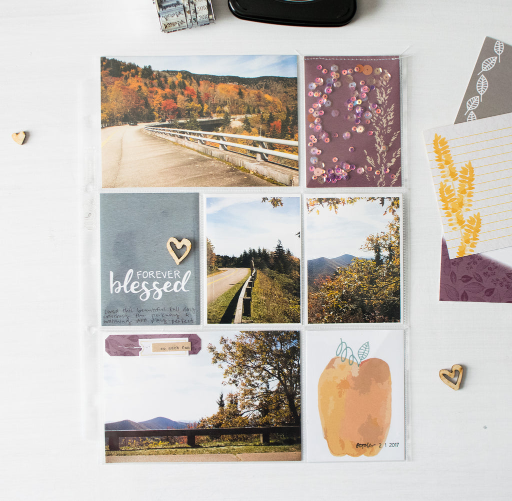 A Clean Fall Layout by Rachel