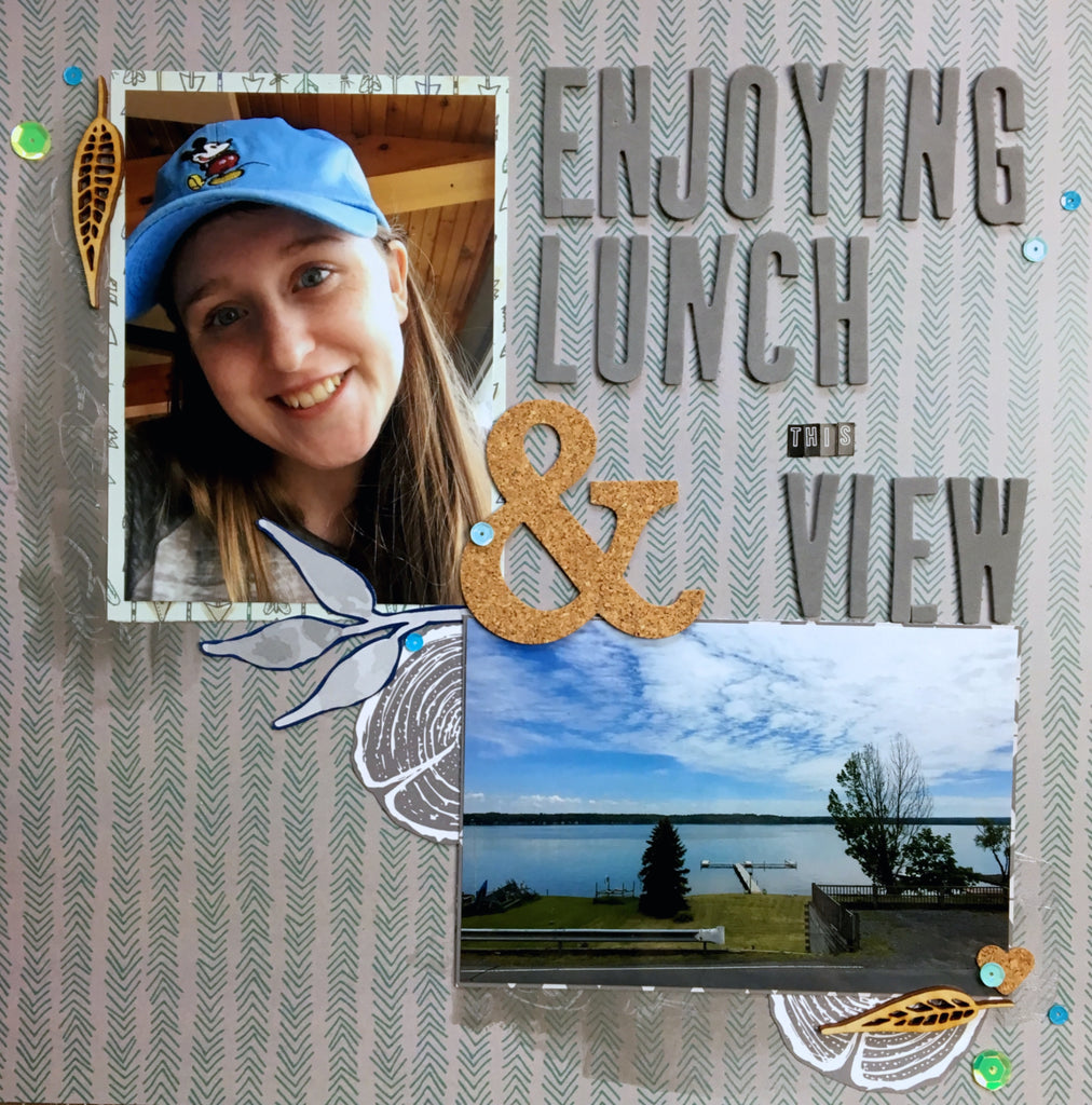 Enjoying Lunch & the View by Katelyn Clary
