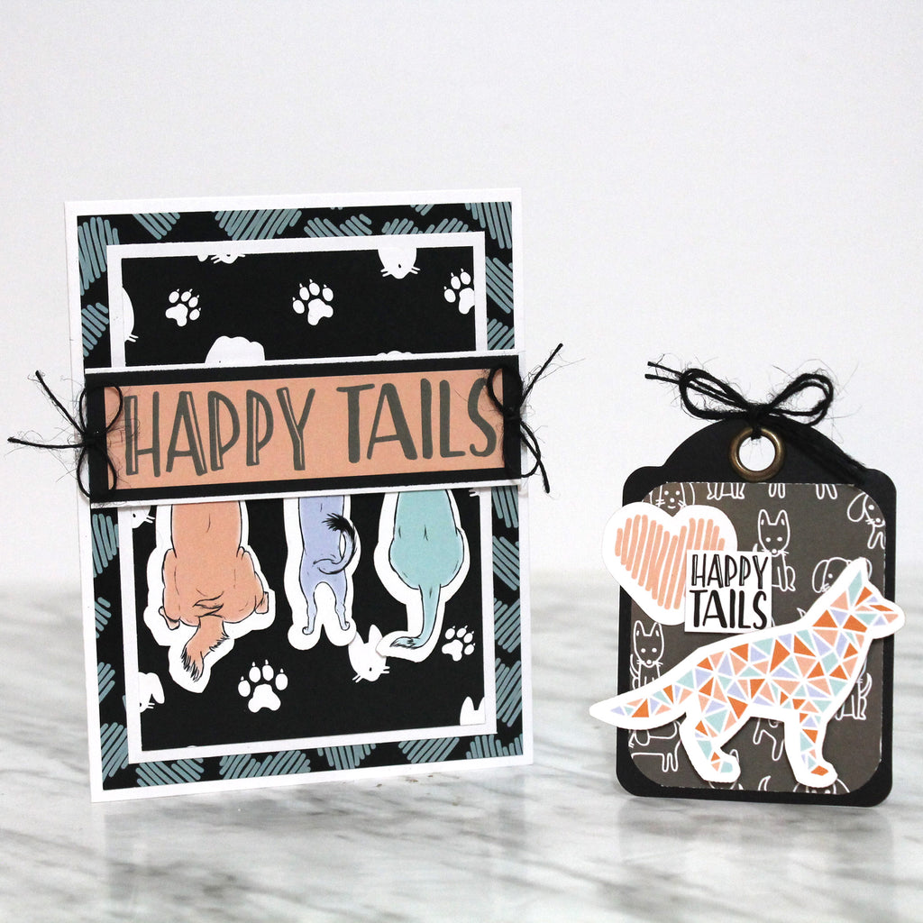 Happy Tails Card & Tag with Tracy