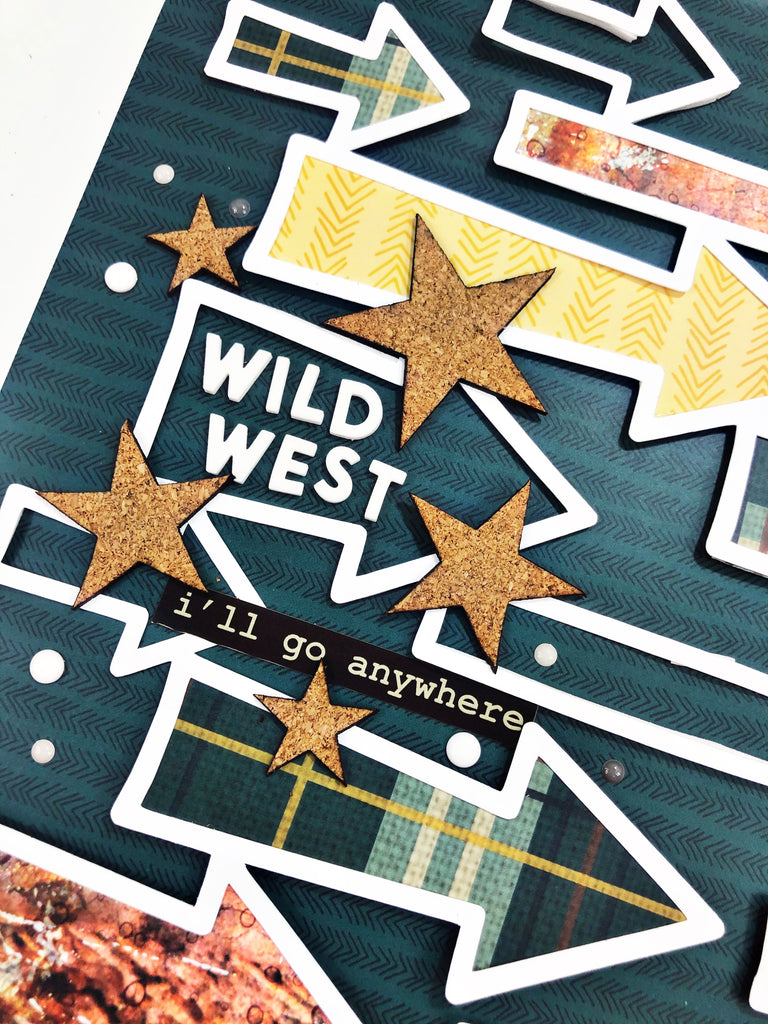 Wild West Scrapbooking Layout with Khristina