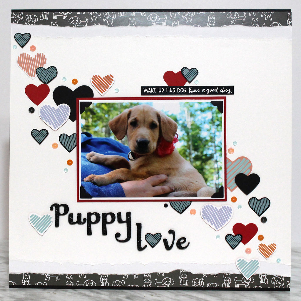 Puppy Love Layout with Tracy
