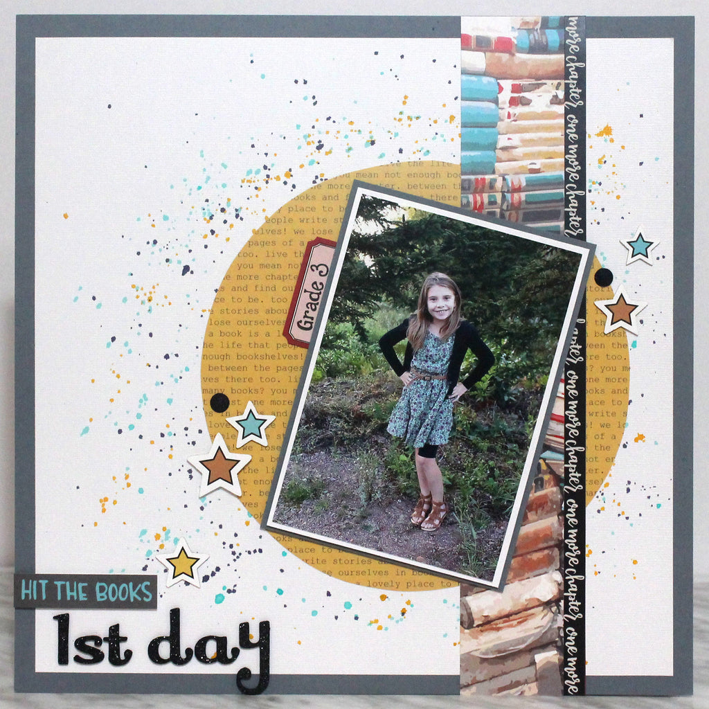Hit the Books Layout by Tracy