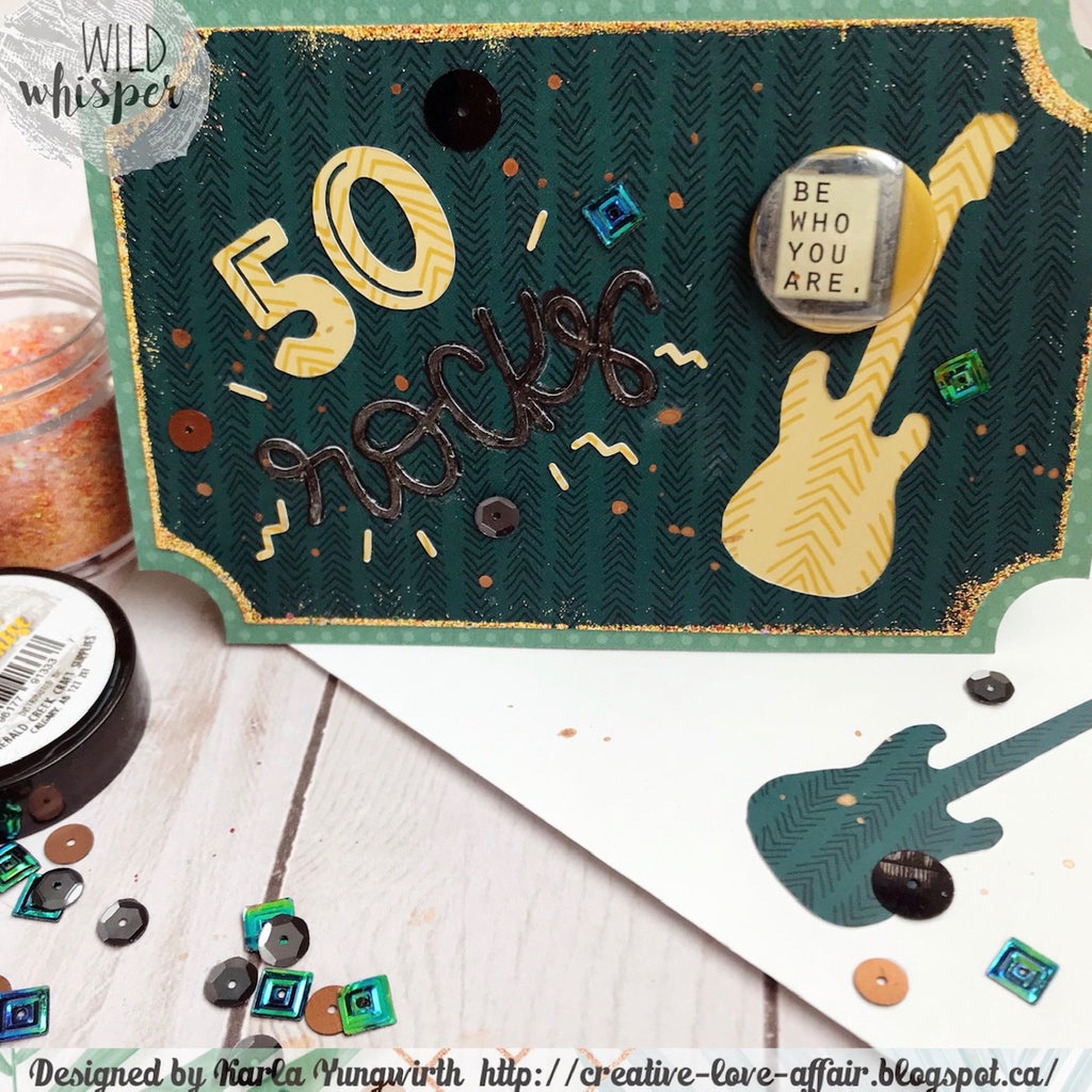 50 Rocks Card with the Masculine Collection by Karla