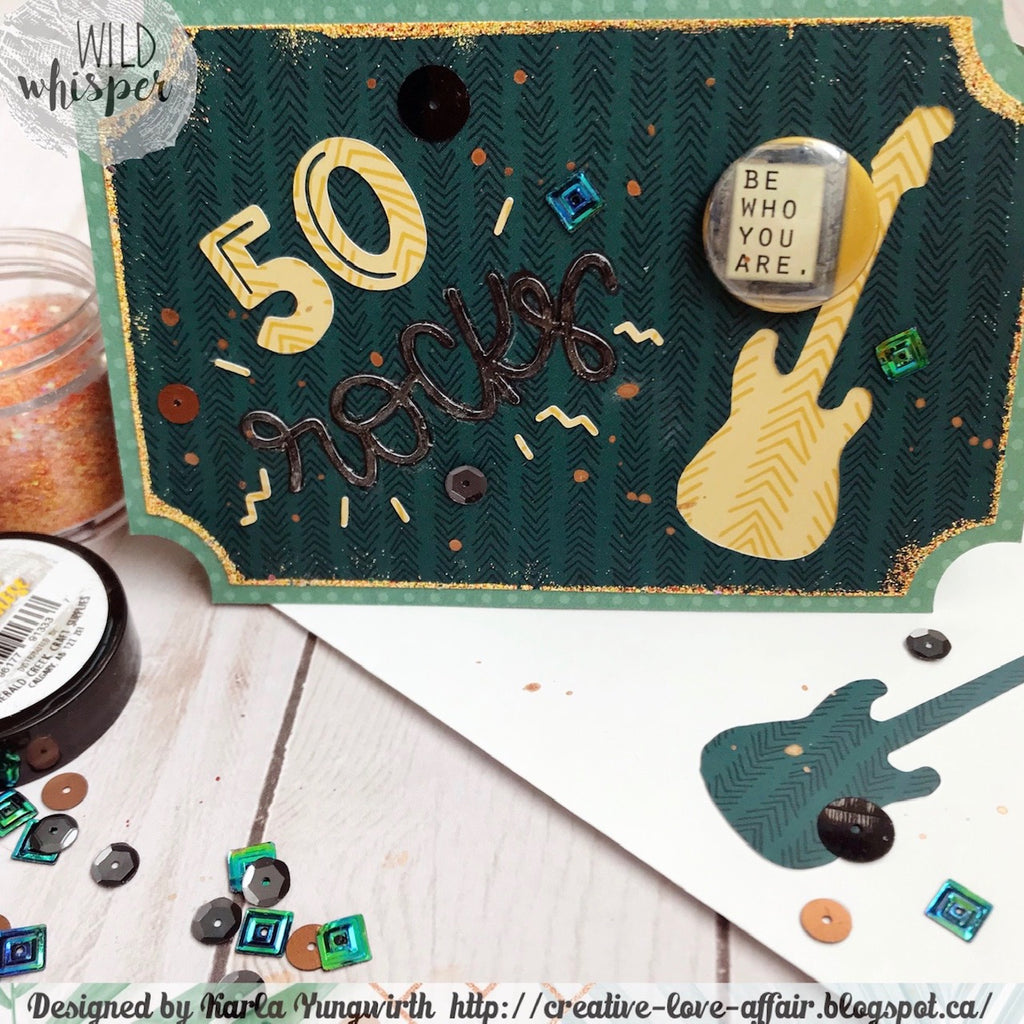 50 Rocks Card with the Masculine Collection by Karla