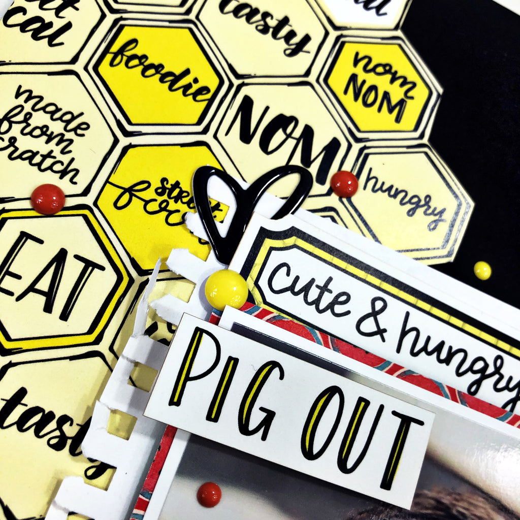Smile Big Scrapbook Layout with Khristina