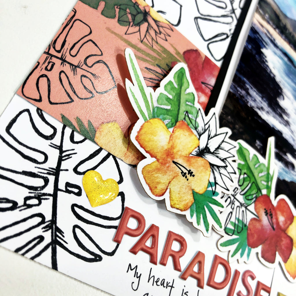 Paradise Found Traveler's Notebook Spread with Khristina