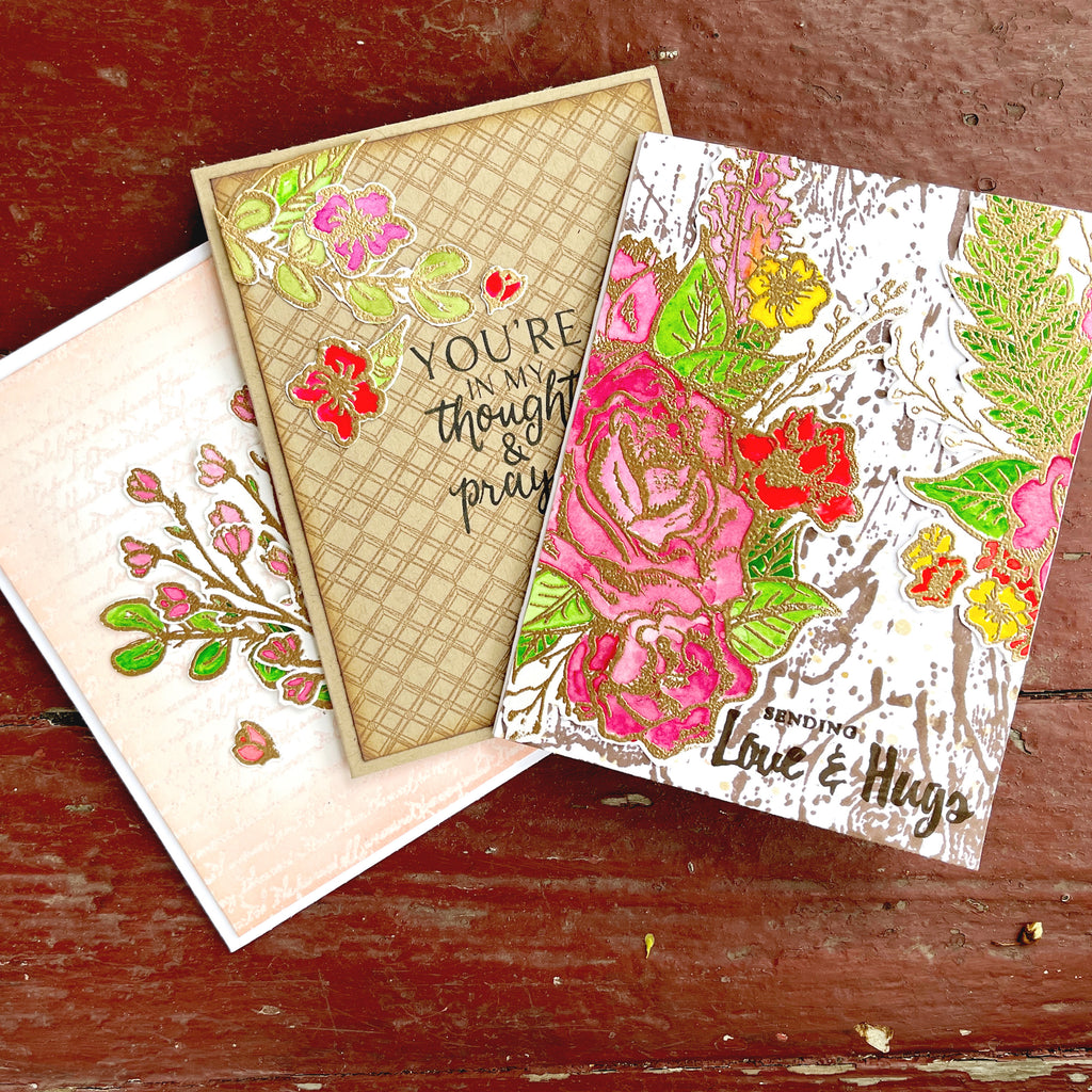 Cards Using The Botanic Stamp Set With Sara