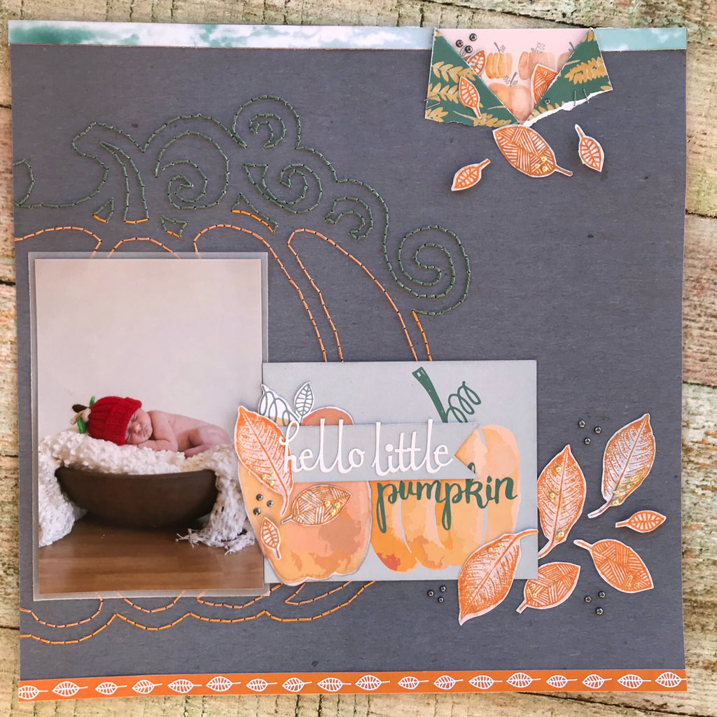 Sara Shares a Little Pumpkin Layout