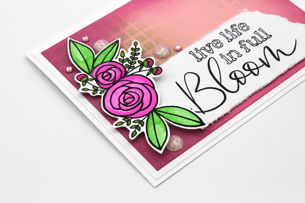 Full Bloom Card by Tracy