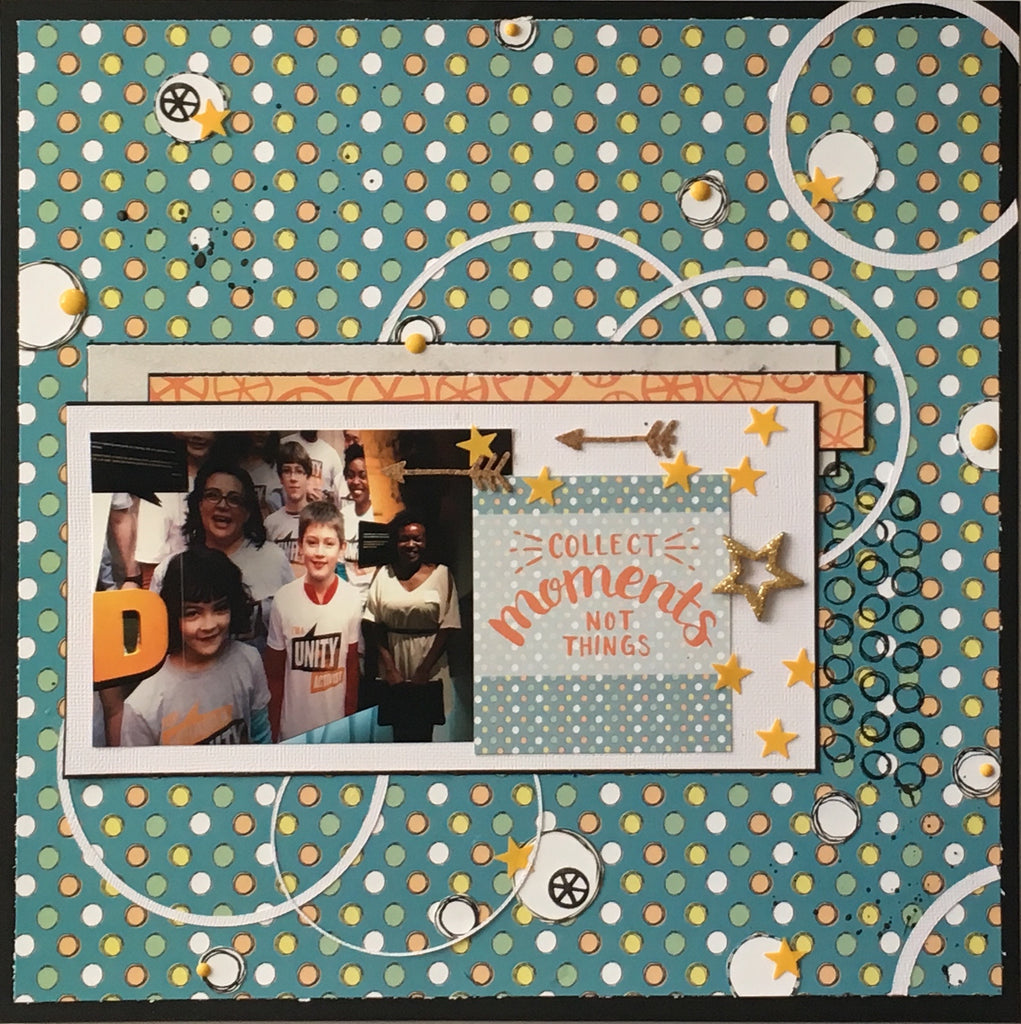 "Collect Moments" Layout by Felicia
