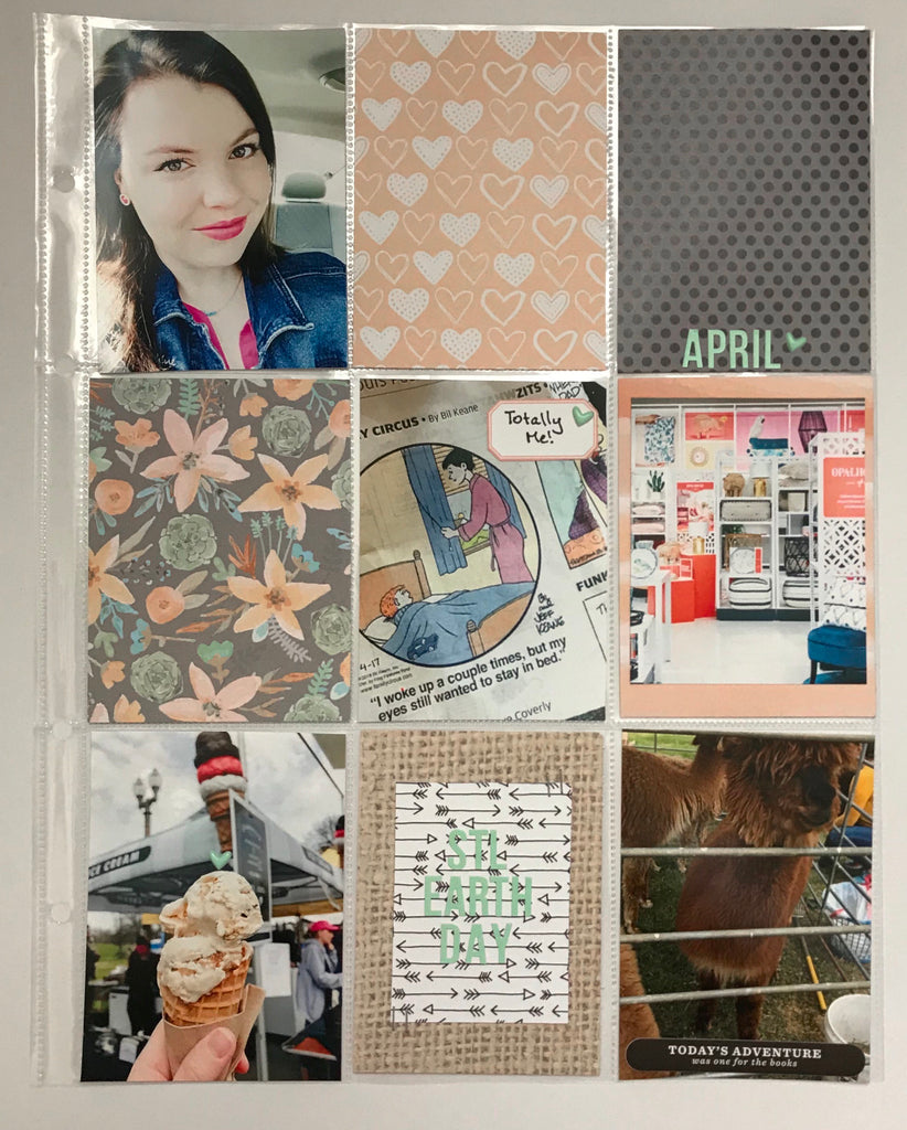 April Pocket Page by Emily