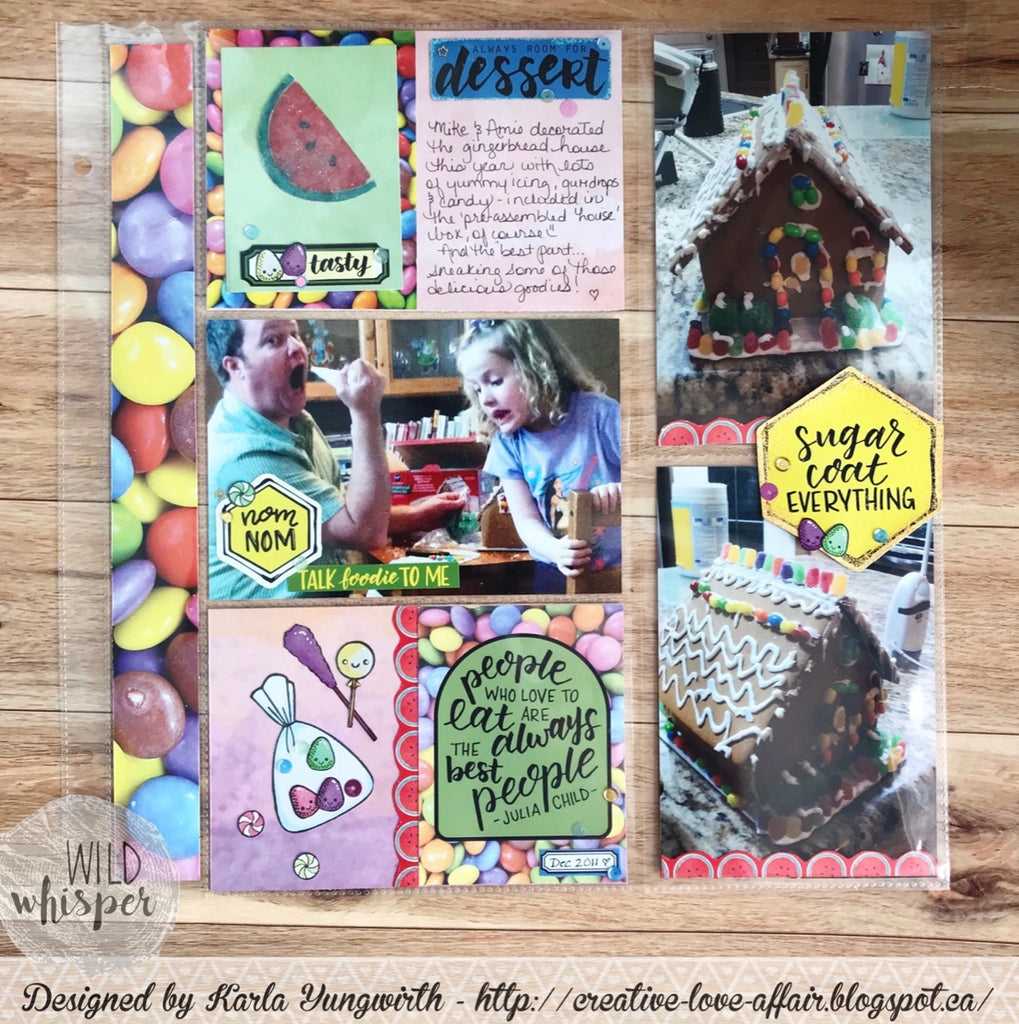Gingerbread House Pocket Page by Karla
