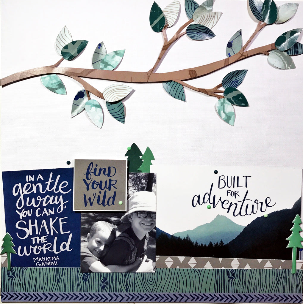 "Built for Adventure" Layout by Khristina