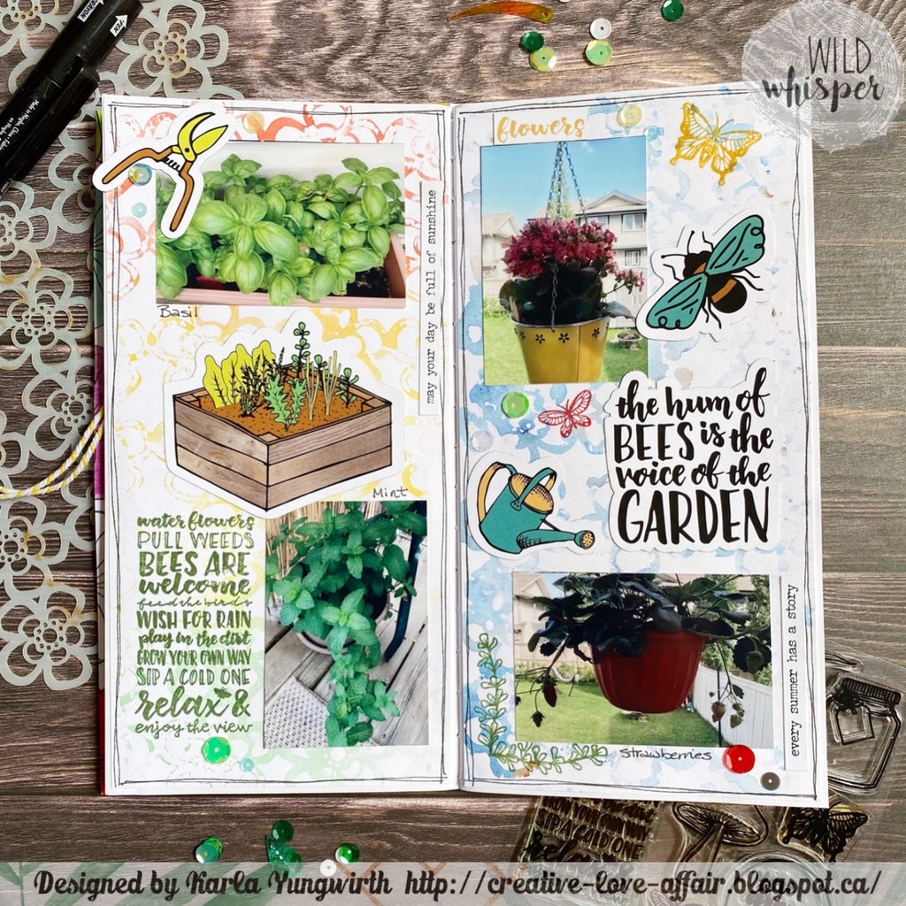 Gardening Travelers Notebook by Karla