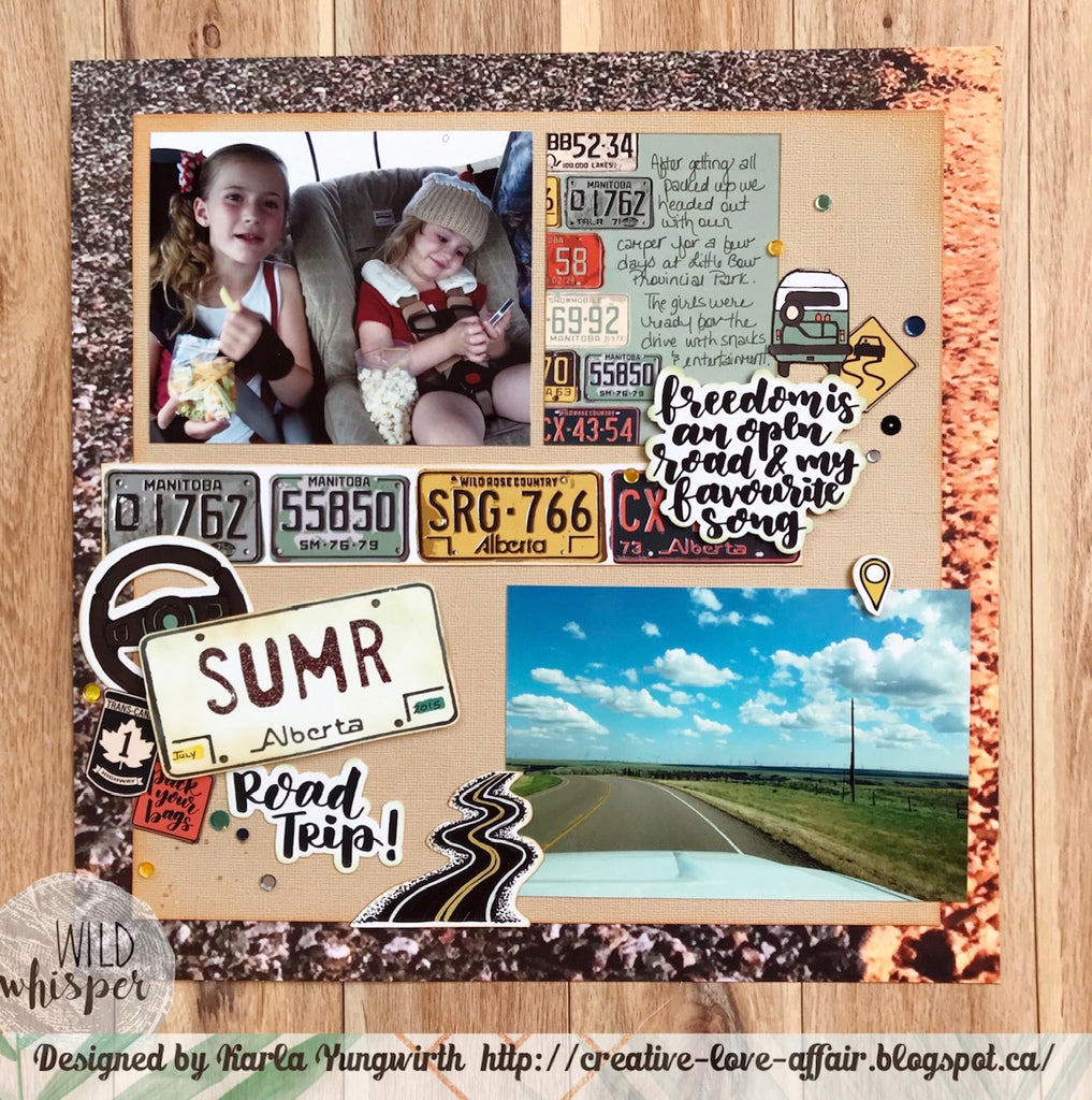 SUMR Road Trip Layout by Karla