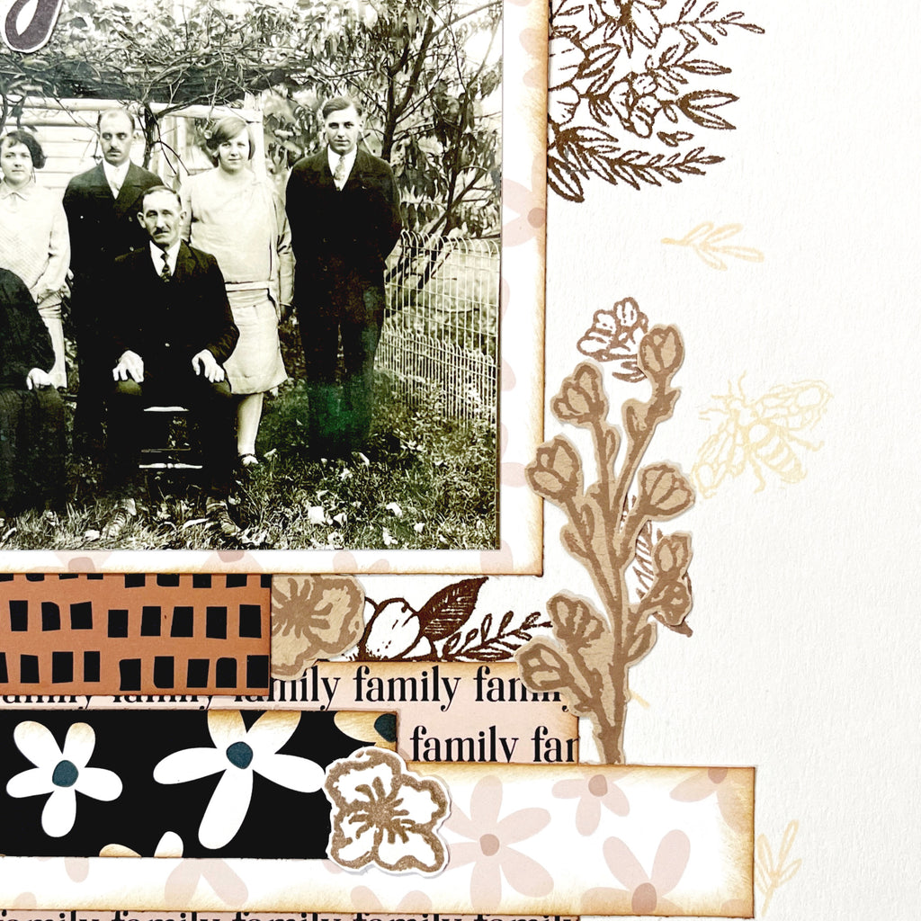 Heritage Scrapbook Layout With Sara