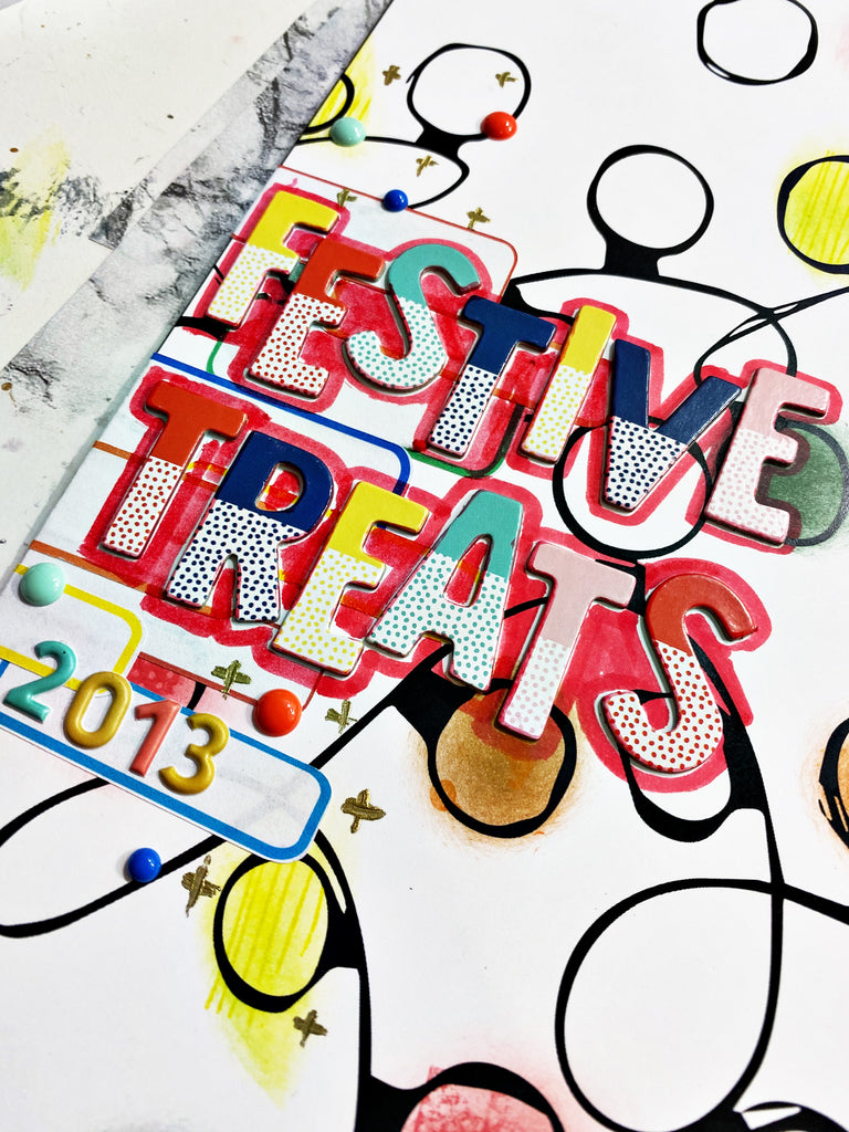 Festive Treats Scrapbook Layout with Khristina