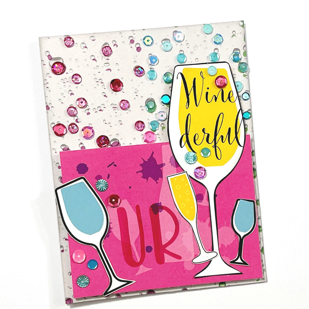 UR Winederful Card by Sara Scraps