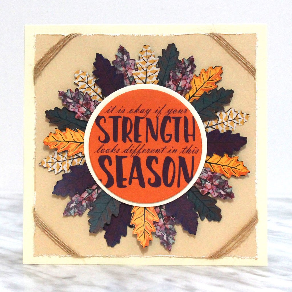 Strength of the Season Wreath Card by Tracy
