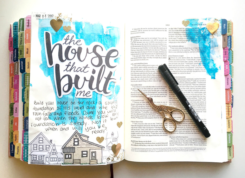 Tori shares a Bible Journal Process Video!