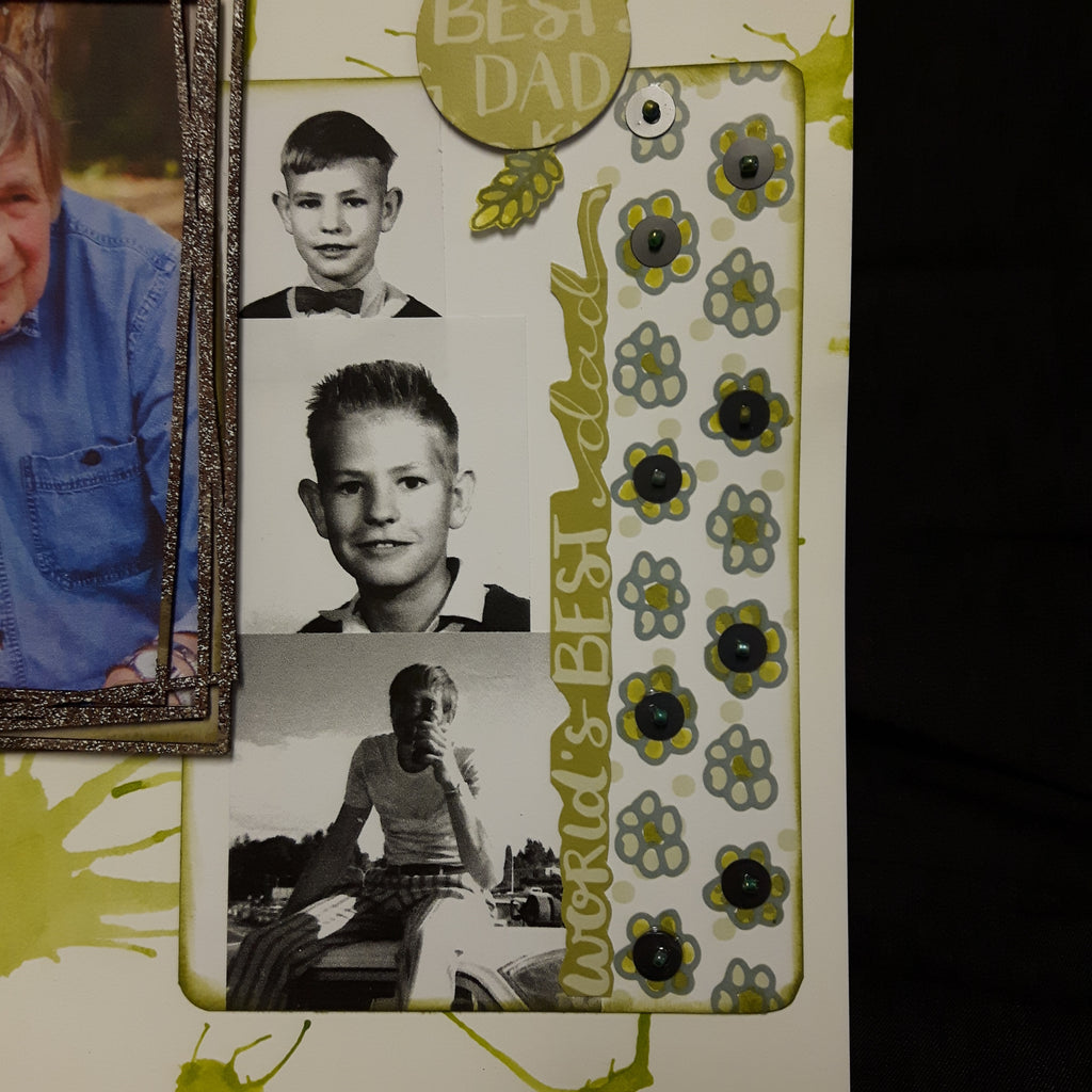 Cathy Mixes Heritage Photos with Current ones on a Layout!