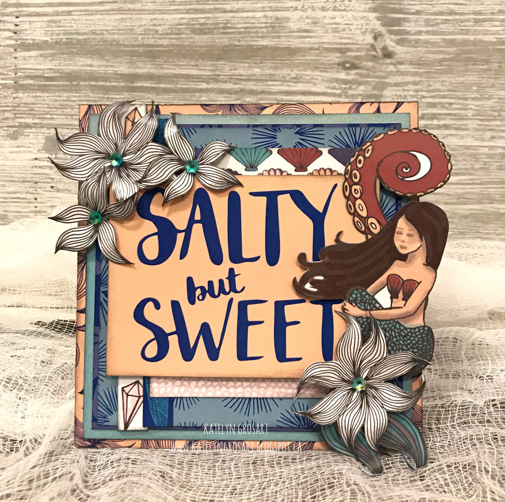 Salty but Sweet Notecard by Kately