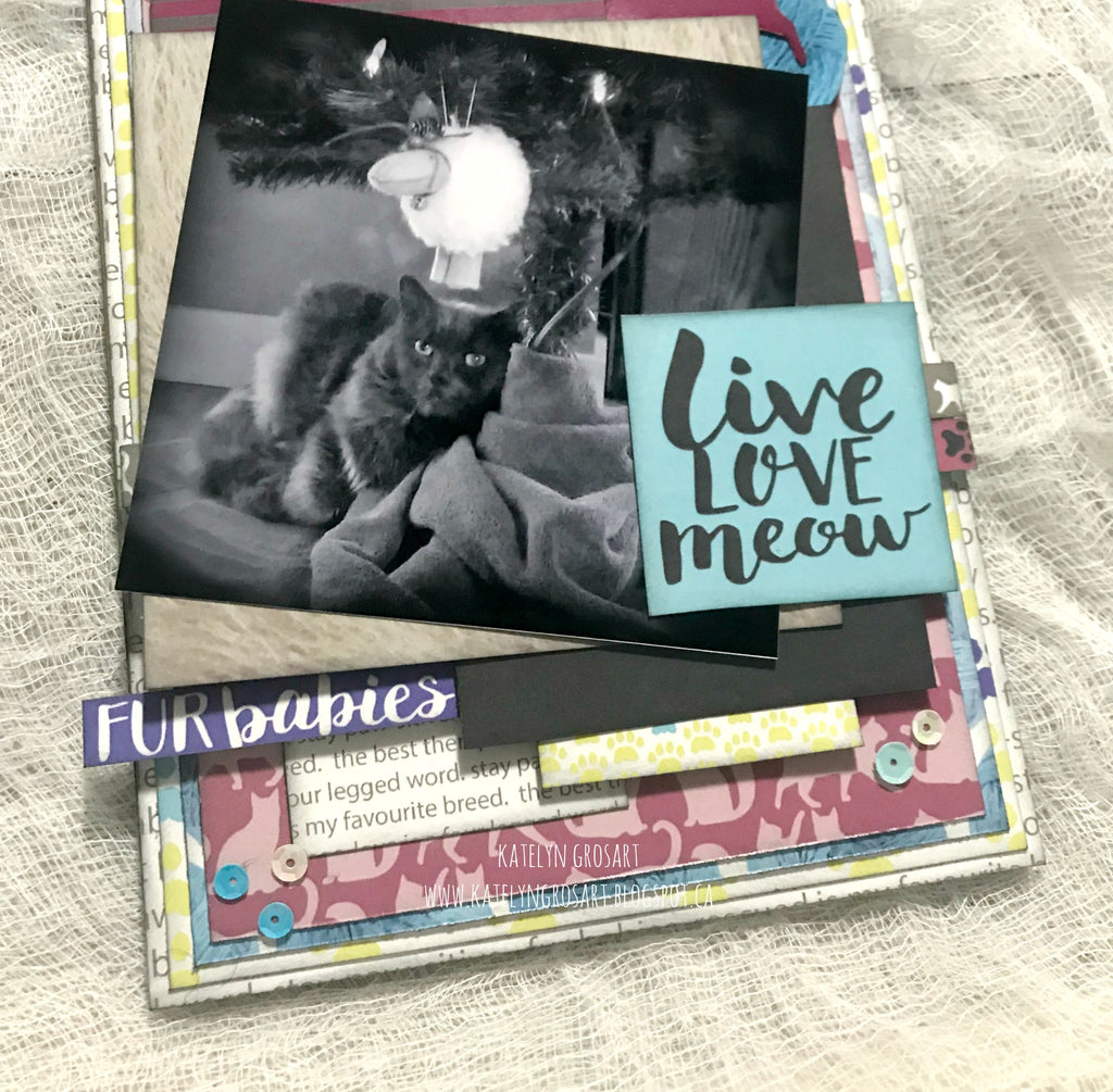 Live, Love, Meow Tag by Katelyn G