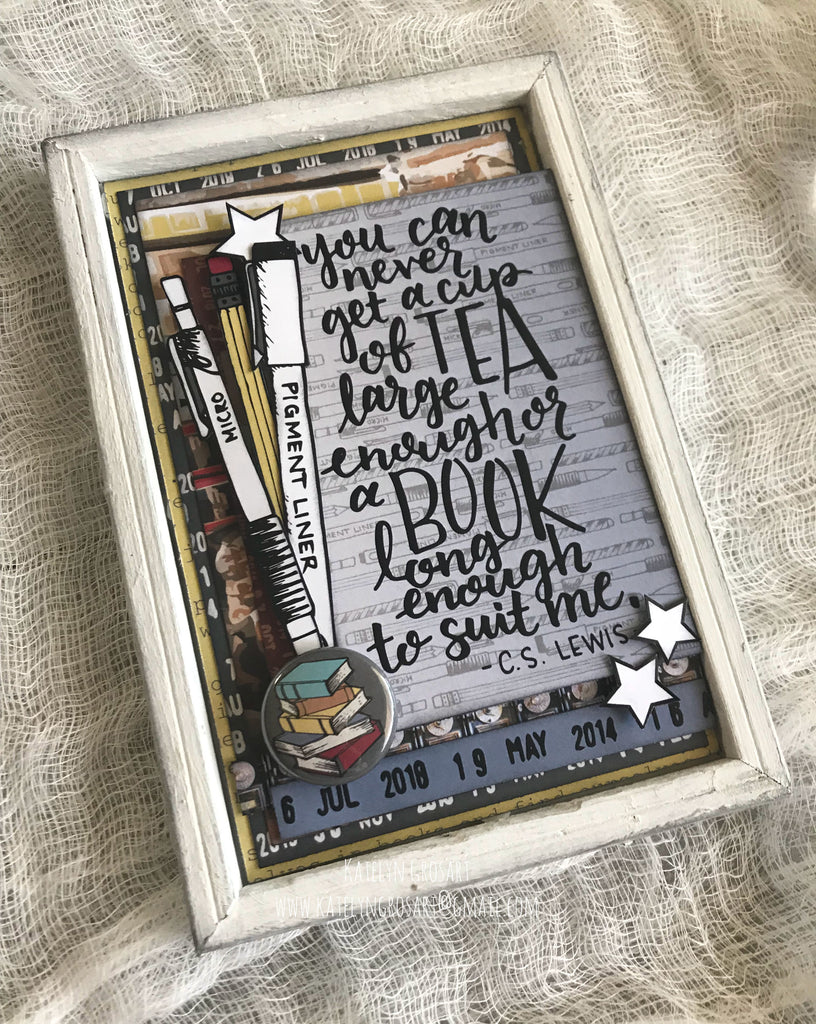 One More Chapter Home Decor Piece by Katelyn G