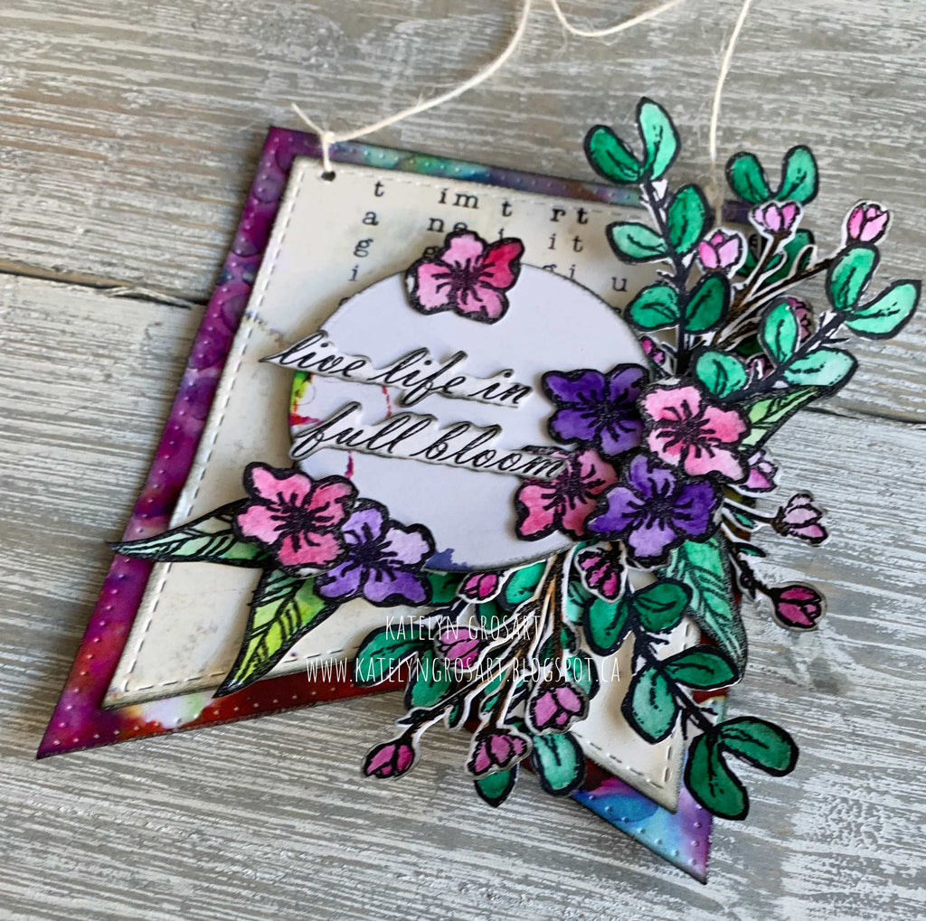 Live Life in Full Bloom Wall Hanging by Katelyn
