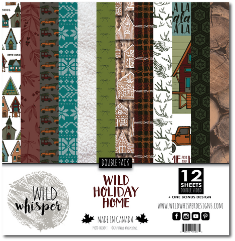 Wild Holiday Home - DOUBLE 12x12 Paper Pack