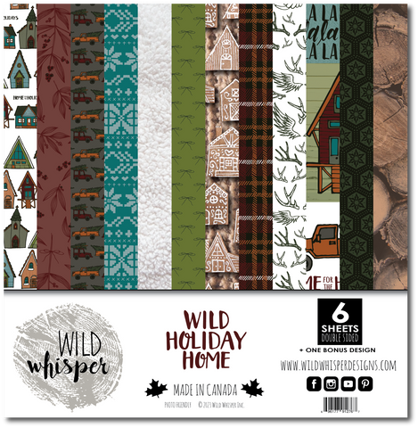 Wild Holiday Home - 12x12 Paper Pack