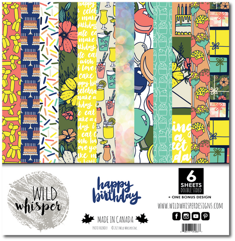 Happy Birthday - 12x12 Paper Pack