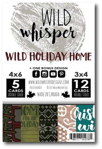 Wild Holiday Home - Card Pack