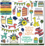 Happy Birthday - Individual Pages (10 Pack)