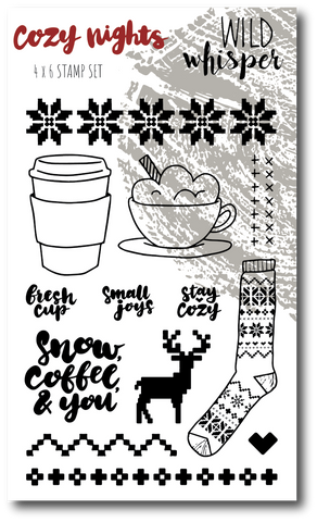 Cozy Nights - 4x6 Stamp Set