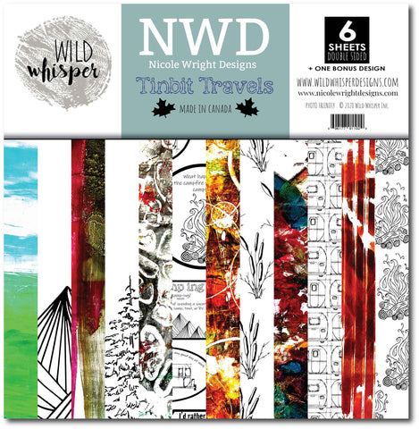 Nicole Wright Tinbit Travels - 12x12 Paper Pack