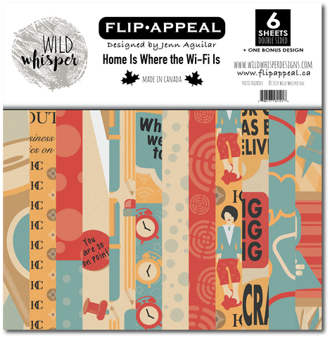 Jenn Aguilar Home Is Where The Wifi Is - 12x12 Paper Pack