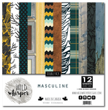Masculine - DOUBLE 12x12 Paper Pack